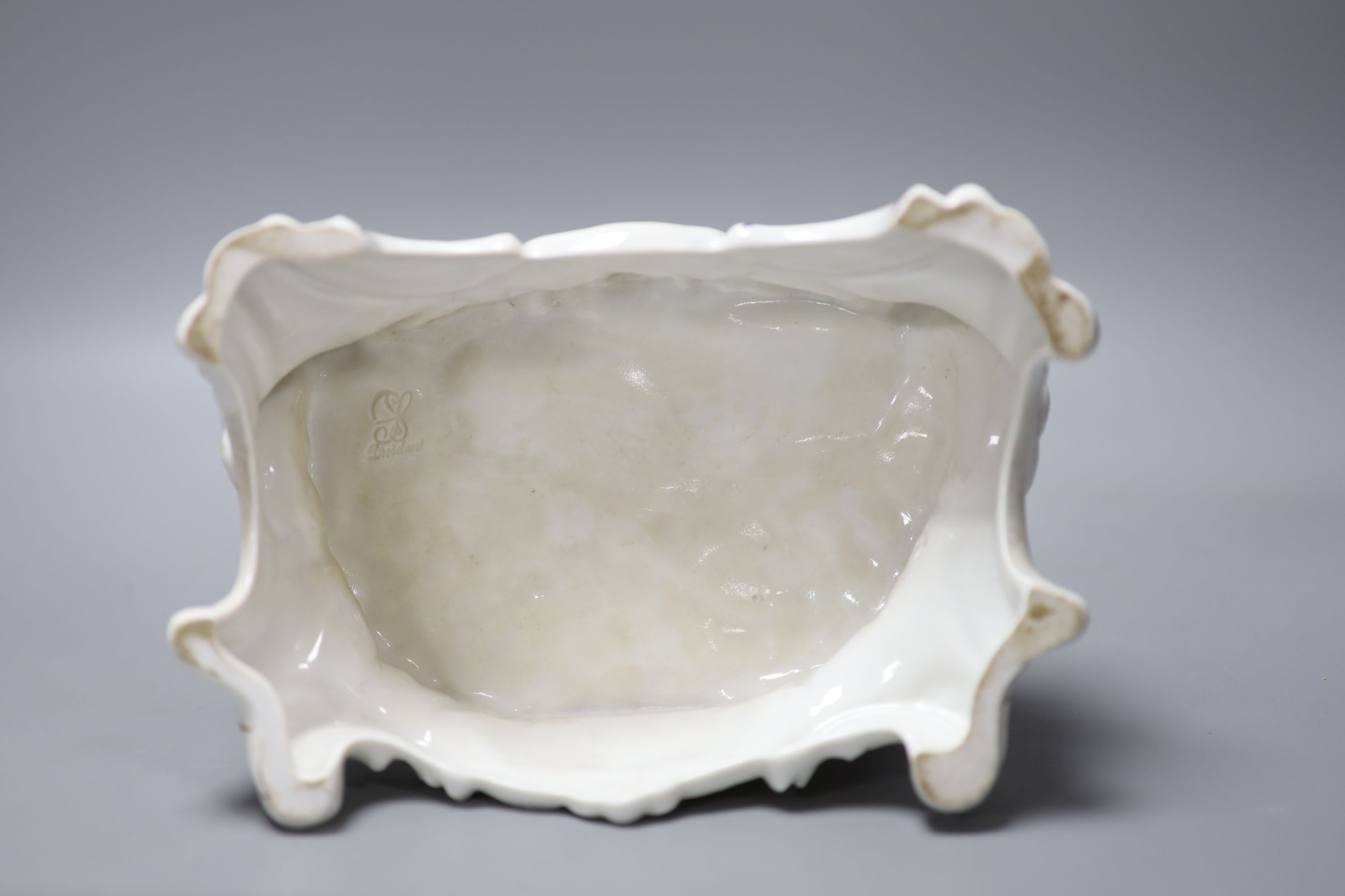 A Yardleys Old English Lavender porcelain figure group 31cm
